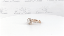 Load image into Gallery viewer, SIlver Solitaire ring for her - Zevar Amaze
