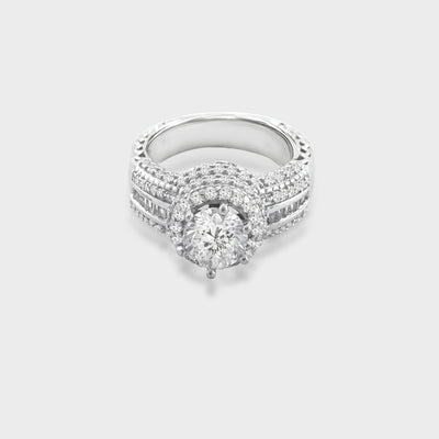 Nidia Ring Moissanite
