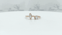 Load image into Gallery viewer, Rose Gold CZ Solitaire Ring