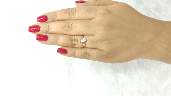Rose Gold filigree ring