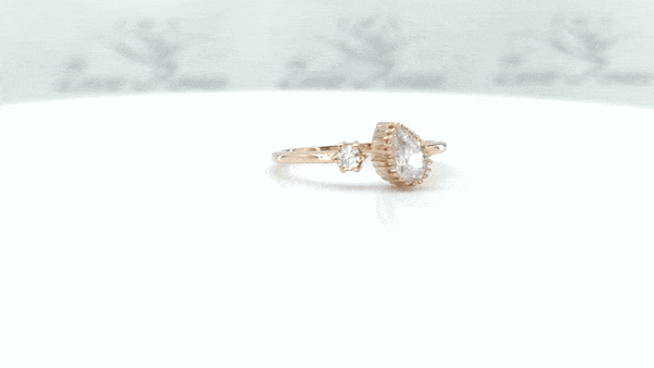 Rose Gold filigree ring