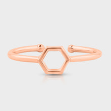 Load image into Gallery viewer, Rose Gold Hexa Ring