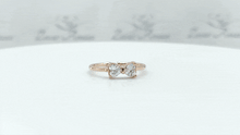 Load image into Gallery viewer, Rose Gold Heart bow Ring