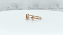 Load image into Gallery viewer, Rose Gold Dual Heart Ring