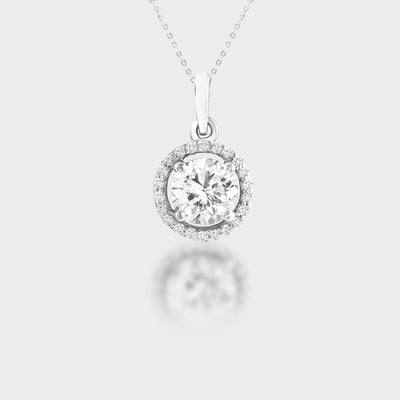 Castor Necklace Moissanite