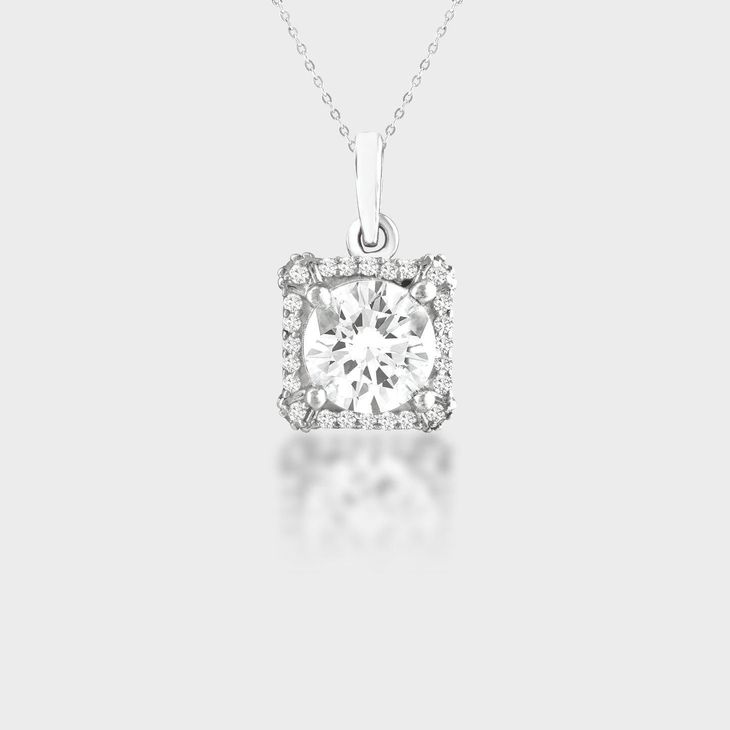 Gracia Necklace Moissanite