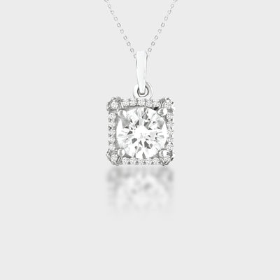 Gracia Necklace Moissanite