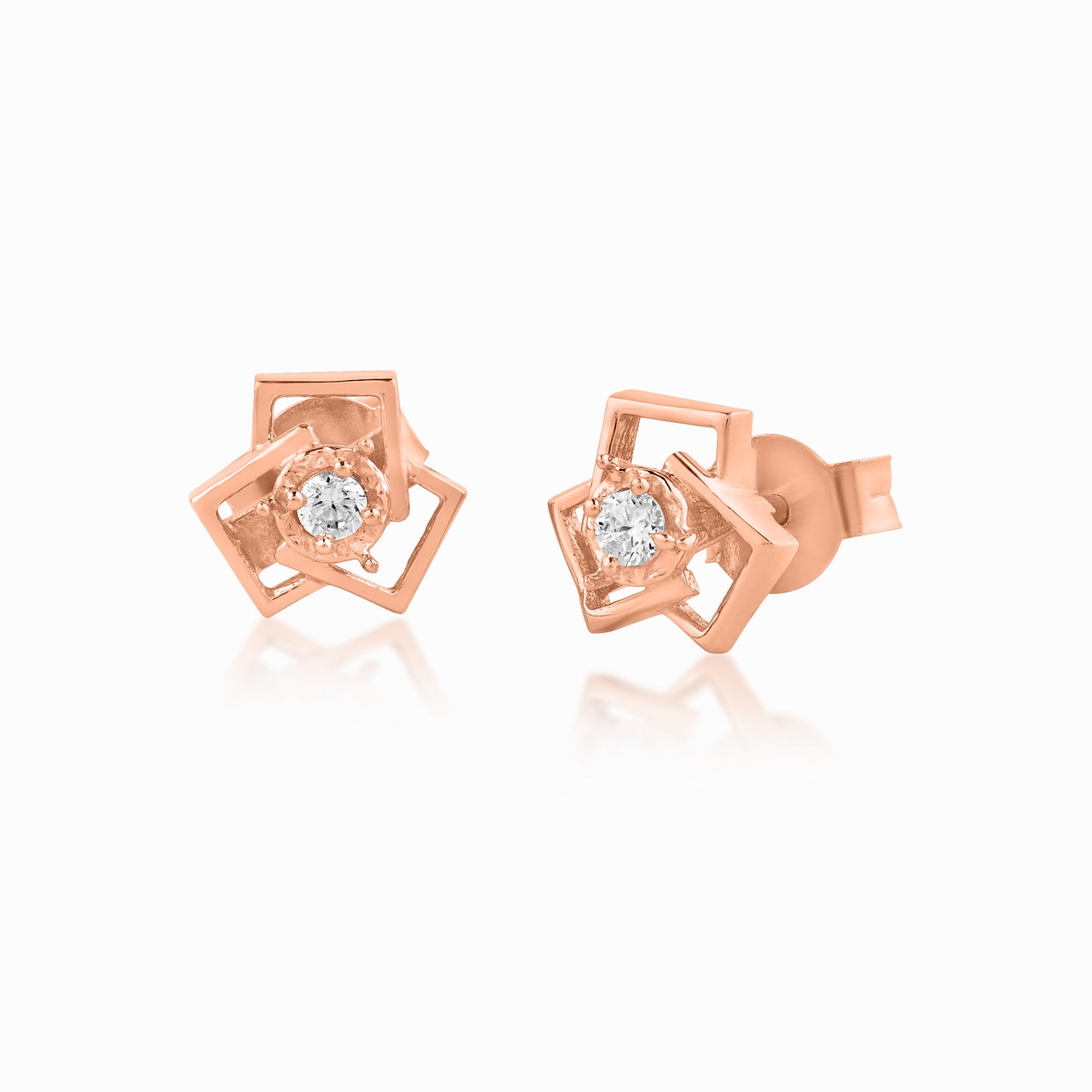 Rose Gold Bling Pendant Set