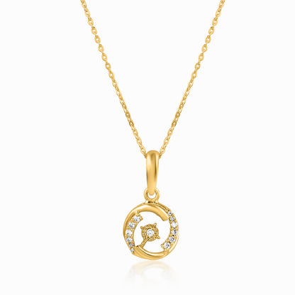 Eba Yellow Gold Pendant
