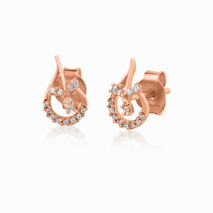 Rose Gold Dew Pendant Set