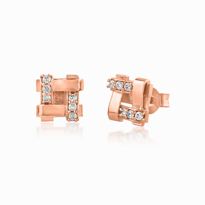Rose Gold Square Pendant