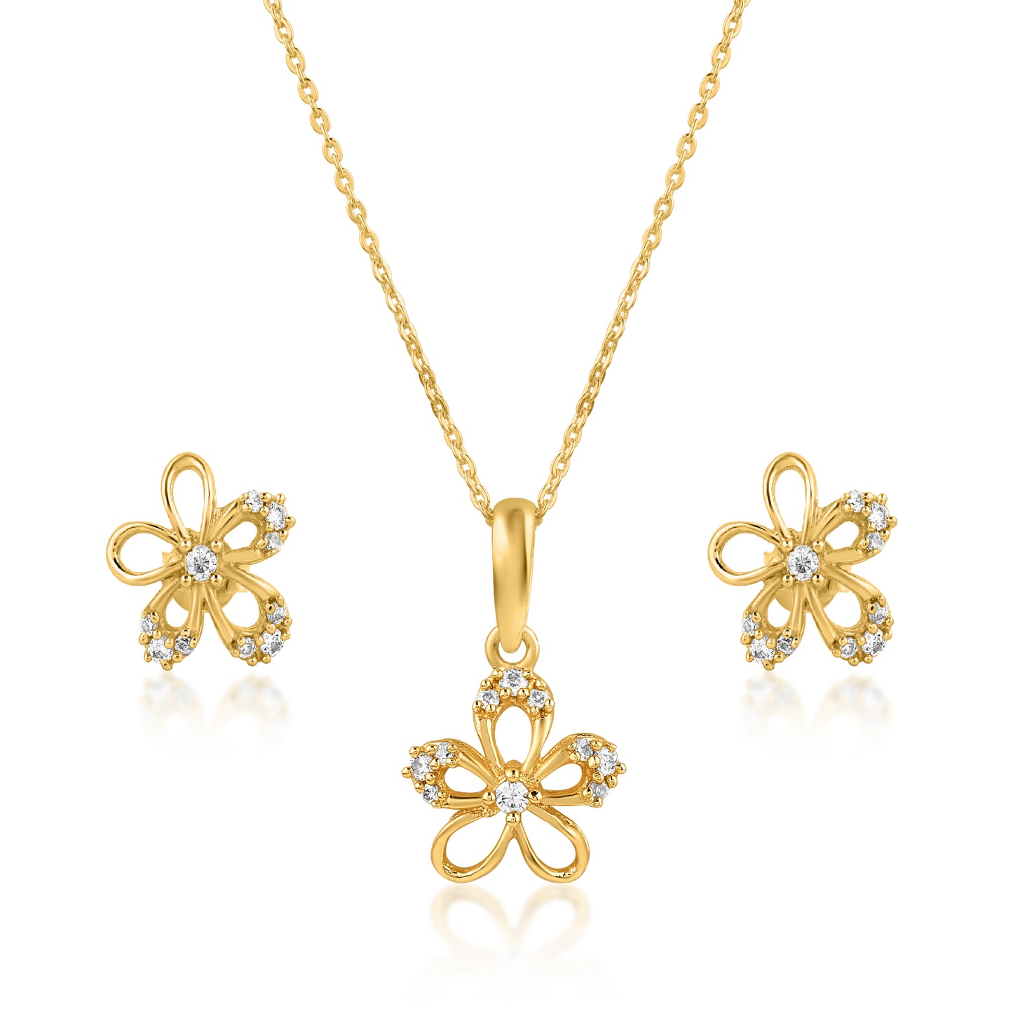 Poppy Yellow Gold Pendant