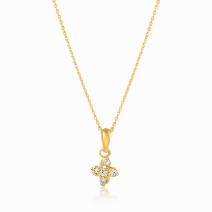 Pendant with Cluster of 5 Diamonds
