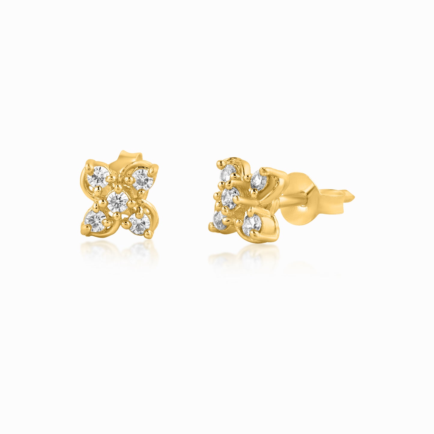 Windmill yellow gold pendant set