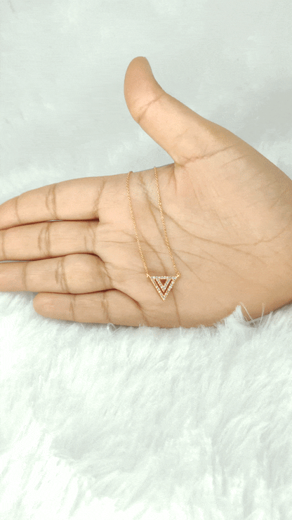 Camila rose gold pendant