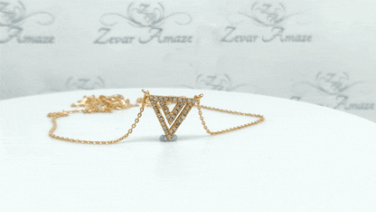 Camila rose gold pendant