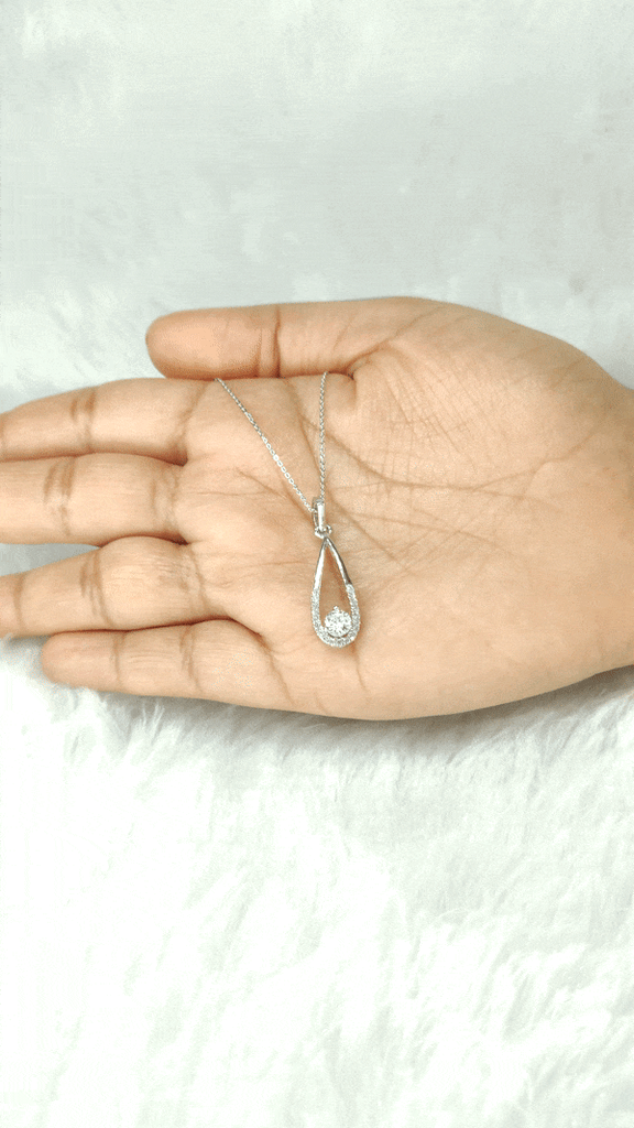 Silver Drop  Pendant