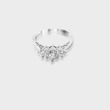 Esther Diamond Silver Ring for Women
