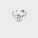 Eris Diamond Silver Ring for Women