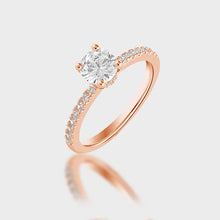 Load image into Gallery viewer, Rose Gold Silver RIng
