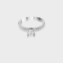 Load image into Gallery viewer, Ivanna Diamond Silver Ring for Women