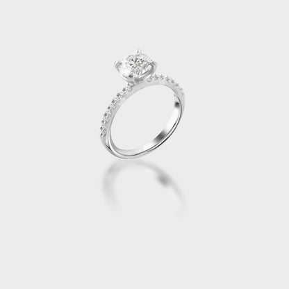 Dimos Ring Moissanite
