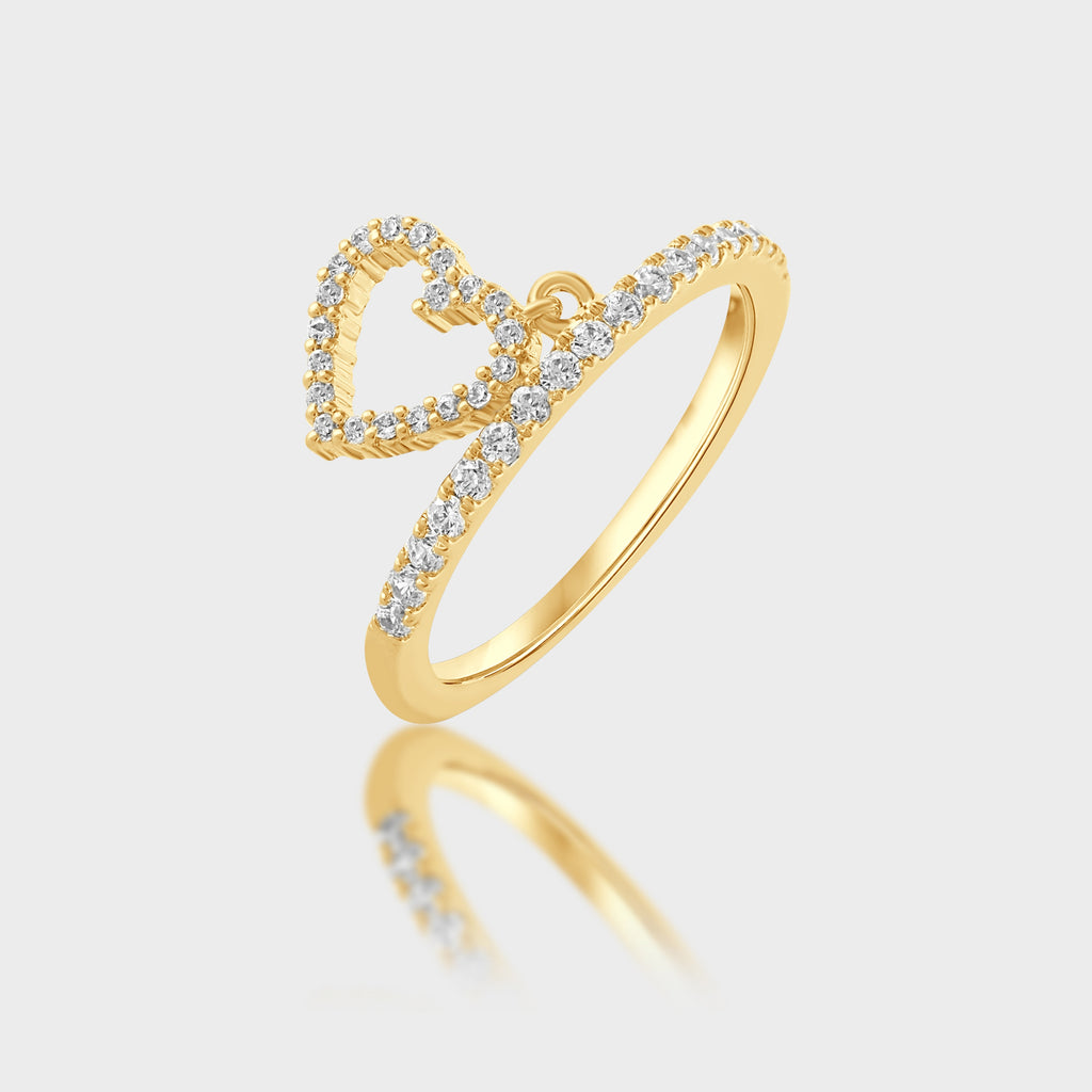 Eternity band with Heart