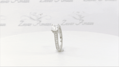 zevar Amaze silver ring for women - video