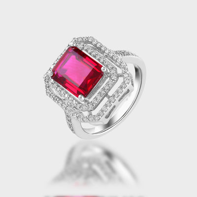 Red Ruby Ring - Zevar Amaze