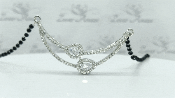 Silver Moon Mangalsutra