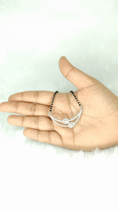 Silver Moon Mangalsutra