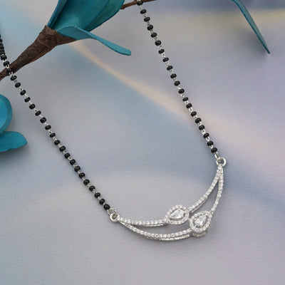 Silver Moon Mangalsutra