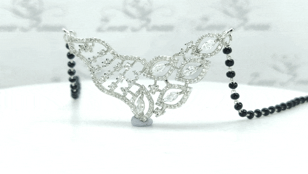 Silver traditional mangalsutra