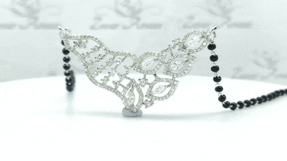 Silver traditional mangalsutra