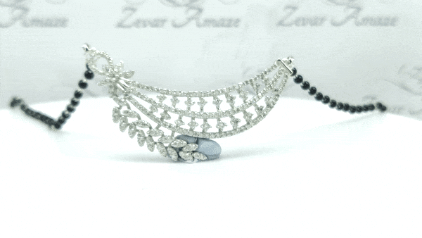 Silver Leaf Mangalsutra