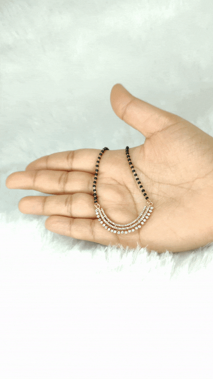 Rose Gold Traditional Mangalsutra