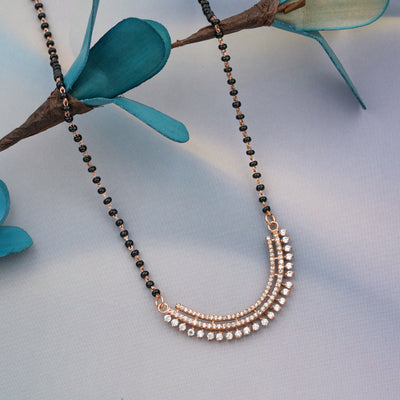 Rose Gold Traditional Mangalsutra