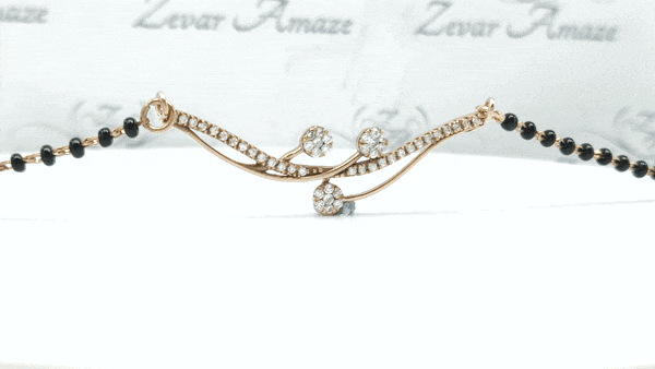 Rose Gold trail mangalsutra