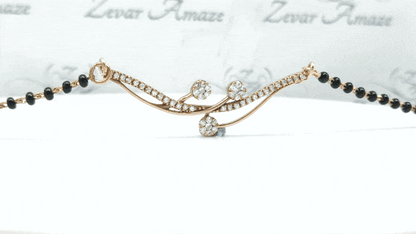 Rose Gold trail mangalsutra