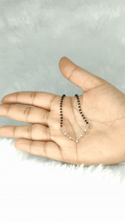Rose gold constellation Mangalsutra
