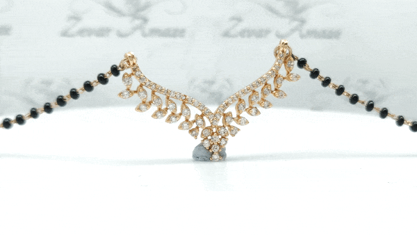 Rose gold Agni Mangalsutra