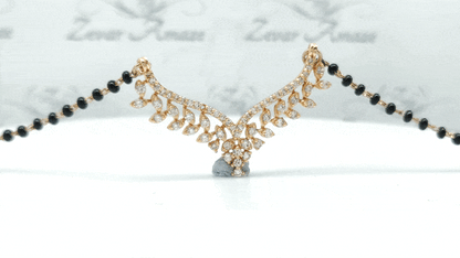 Rose gold Agni Mangalsutra