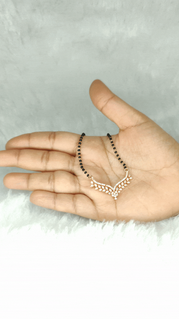 Rose gold Agni Mangalsutra