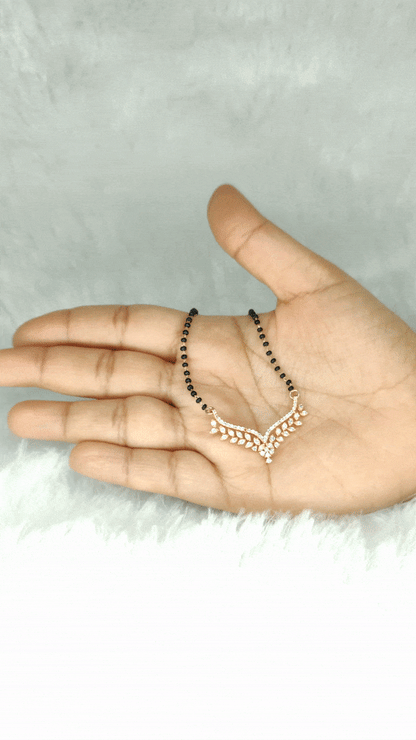 Rose gold Agni Mangalsutra