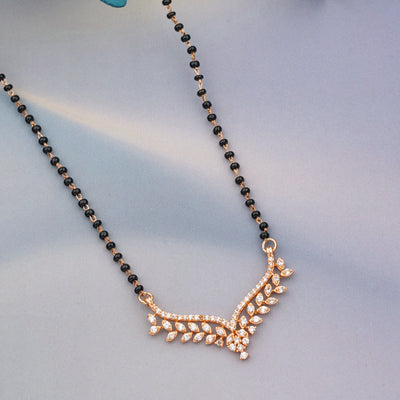 Rose gold Agni Mangalsutra