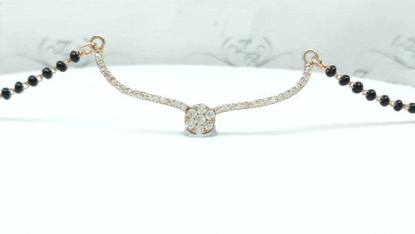 Rose Gold  eternal love mangalsutra