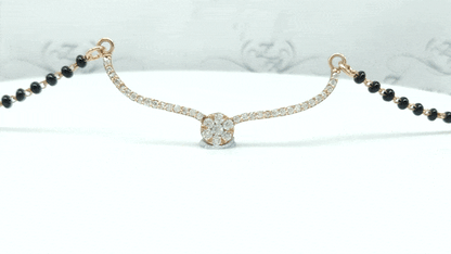 Rose Gold  eternal love mangalsutra