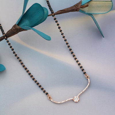 Rose Gold  eternal love mangalsutra