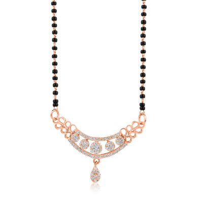 Rose Gold Diva Mangalsutra
