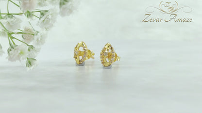 Golden Leaf Earrings